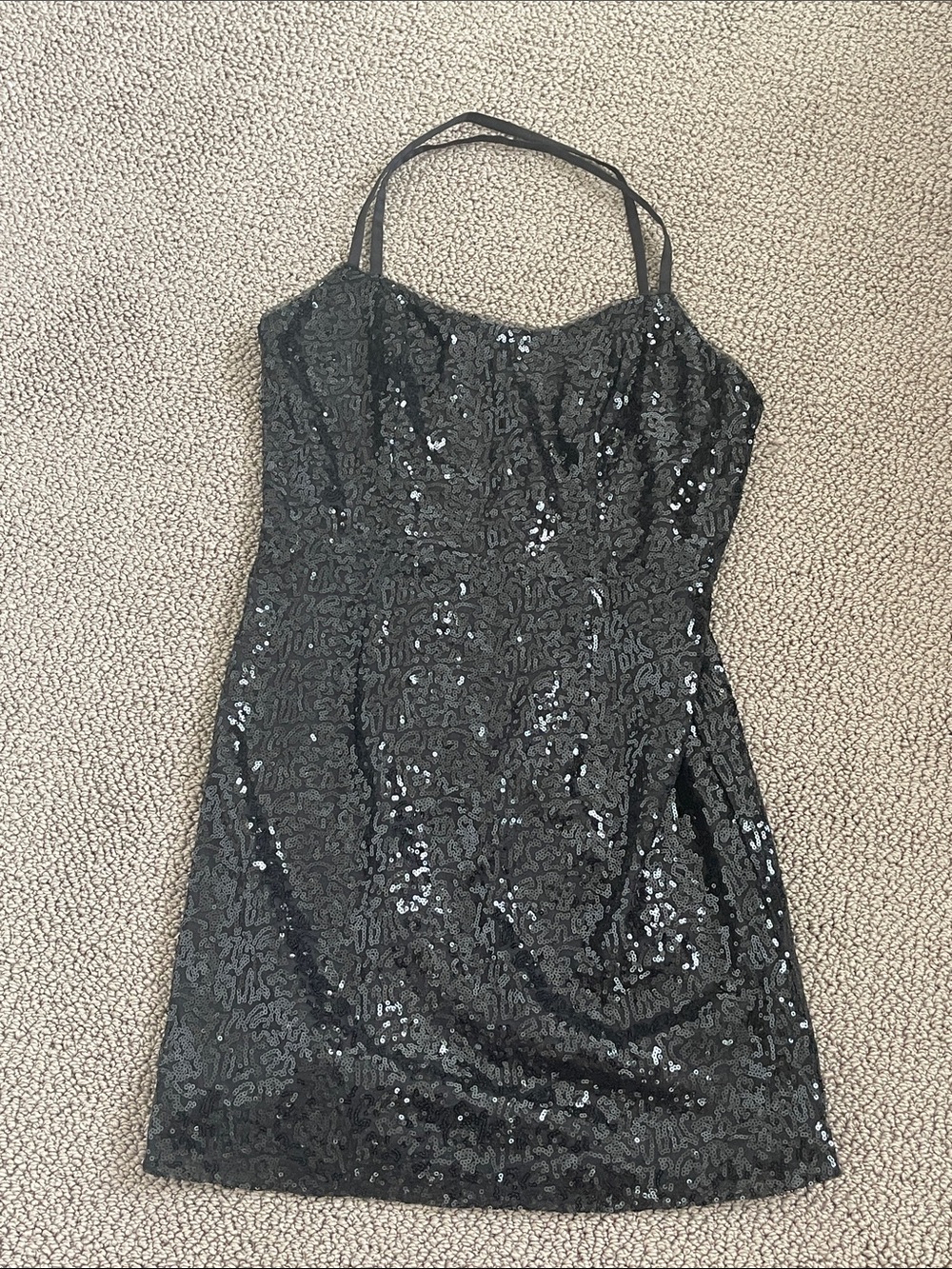 JULES & CLEO Sequin Dress with Thin Straps NWOT